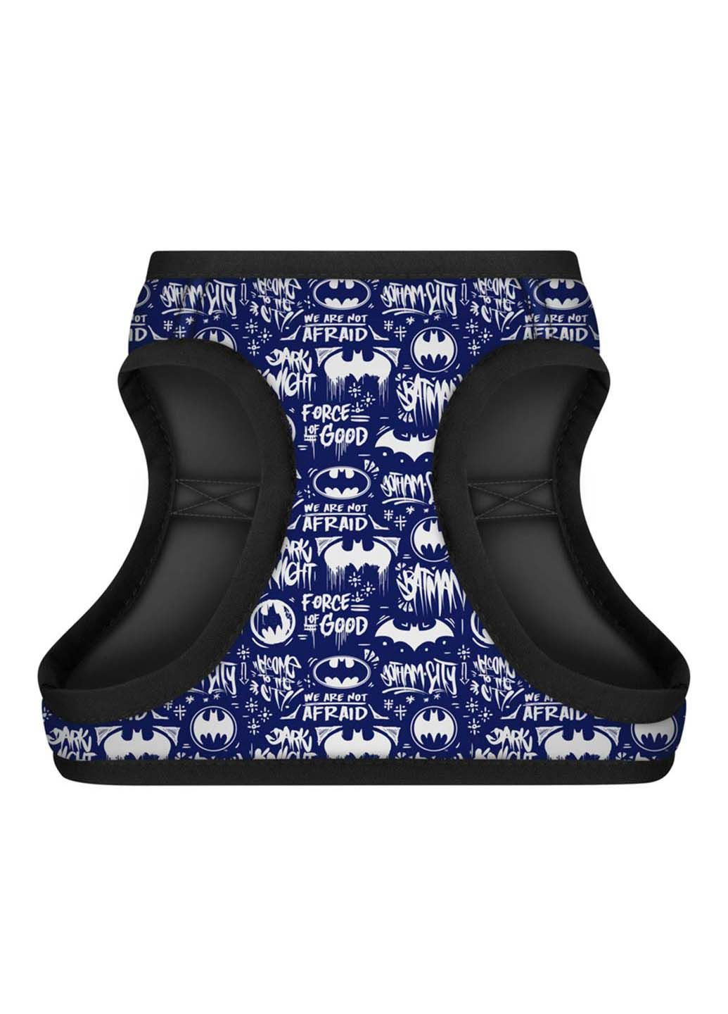 Шлея для собак мягкая Clothes Бэтмен XS3 В 32-35 см С 22-24 см WAUDOG (292175083)
