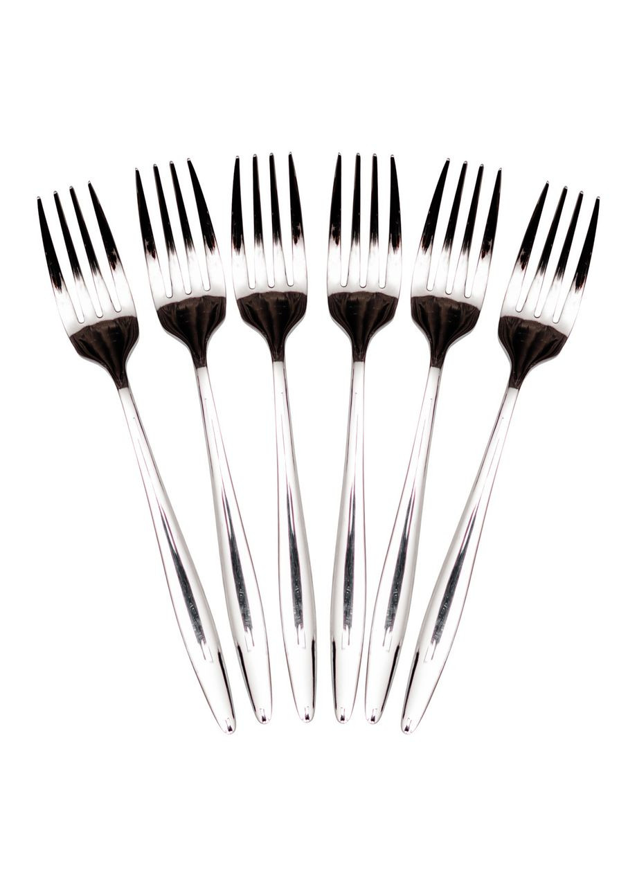 Набір десертних виделок 6 предметів 14 (см) Срібло HP-8-30 Ding Lanfang (369143256)