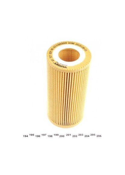 Фільтр масляний MB E-class (W210/W211) CDI 99 WY 707 UA63 Wunder Filter (347156653)