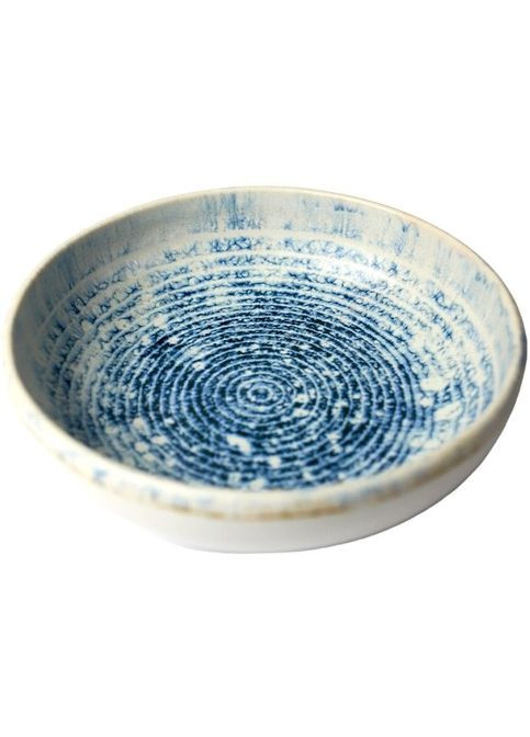 Тарілка бортова Mesa Speckle Frost Blue Eye Frost Matte 28 см Mesa Ceramics (323167470)