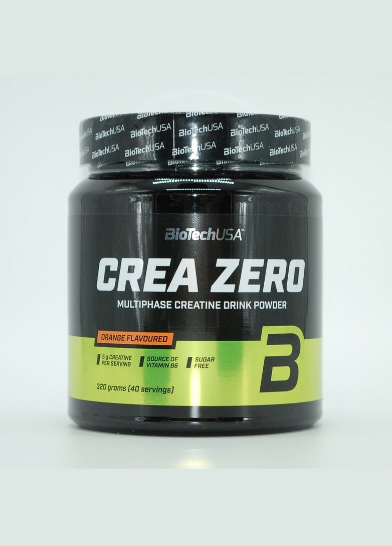 Креатин, Crea Zero, 320 гр., апельсин Biotech (278643131)