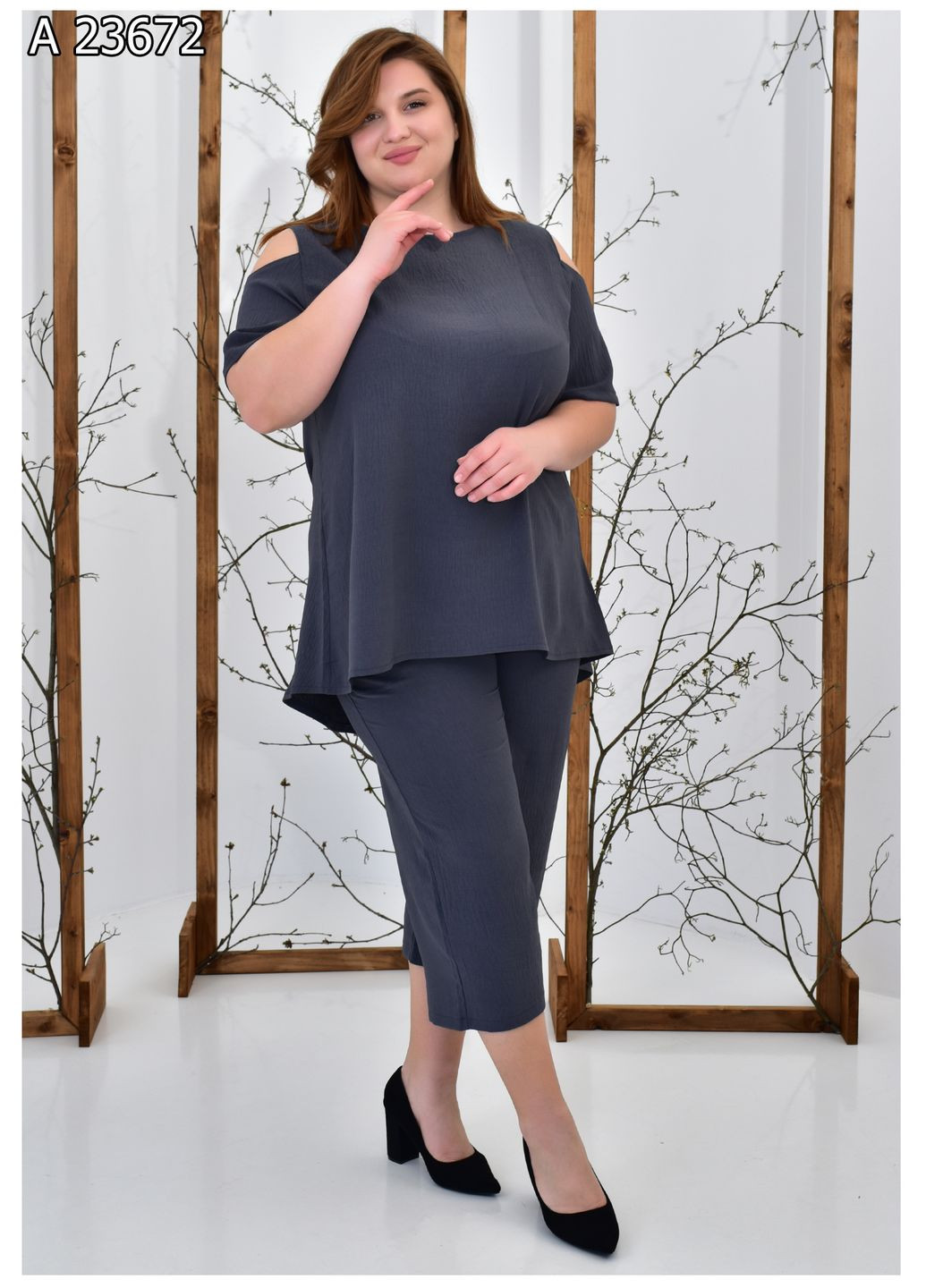 Женский костюм летний большого размера SK (331601229)