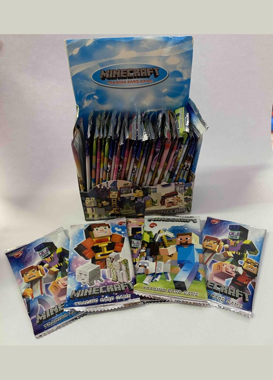 Дитячі картки Майнкрафт колекційні, картки 36 пакетиків-288 шт G-Toys (317274791)