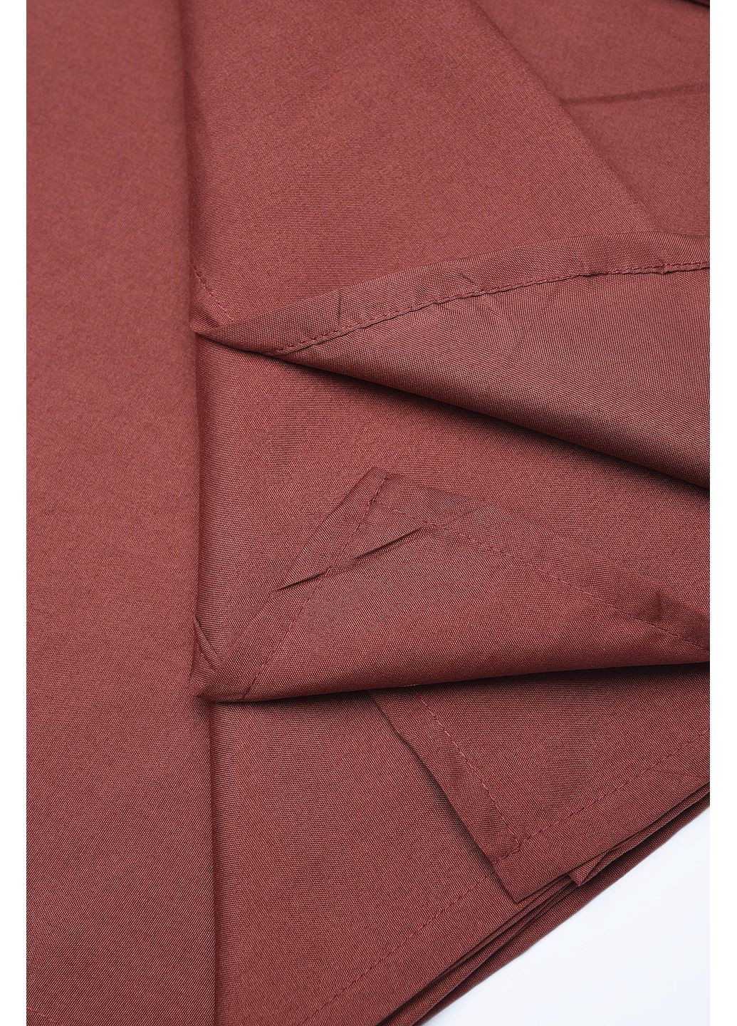 Комплект постельного белья бежевый с коричневым полуторный Let's Shop (256547991)