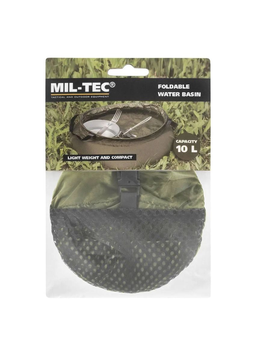 Нейлоновая складная чаша 10 л. Mil-Tec (315878537)