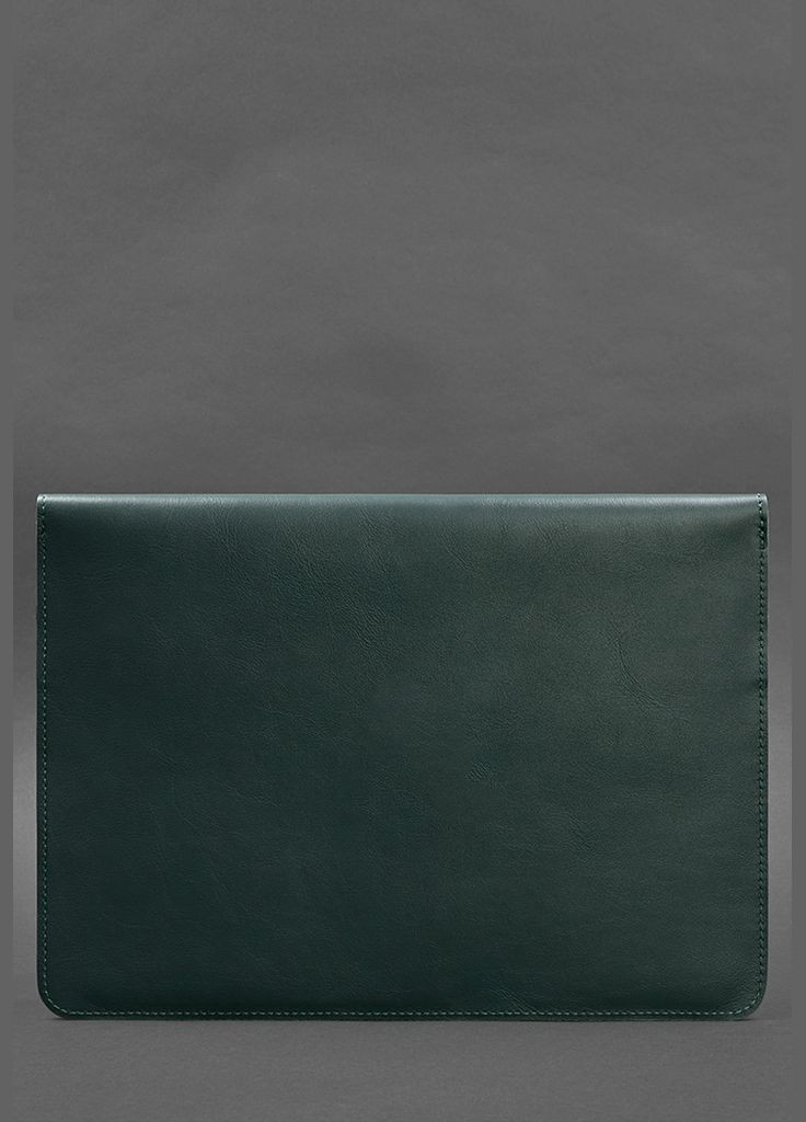 Кожаный чехол-конверт на магнитах для ноутбука Универсальный Зеленый (A-027998) BlankNote (329743067)