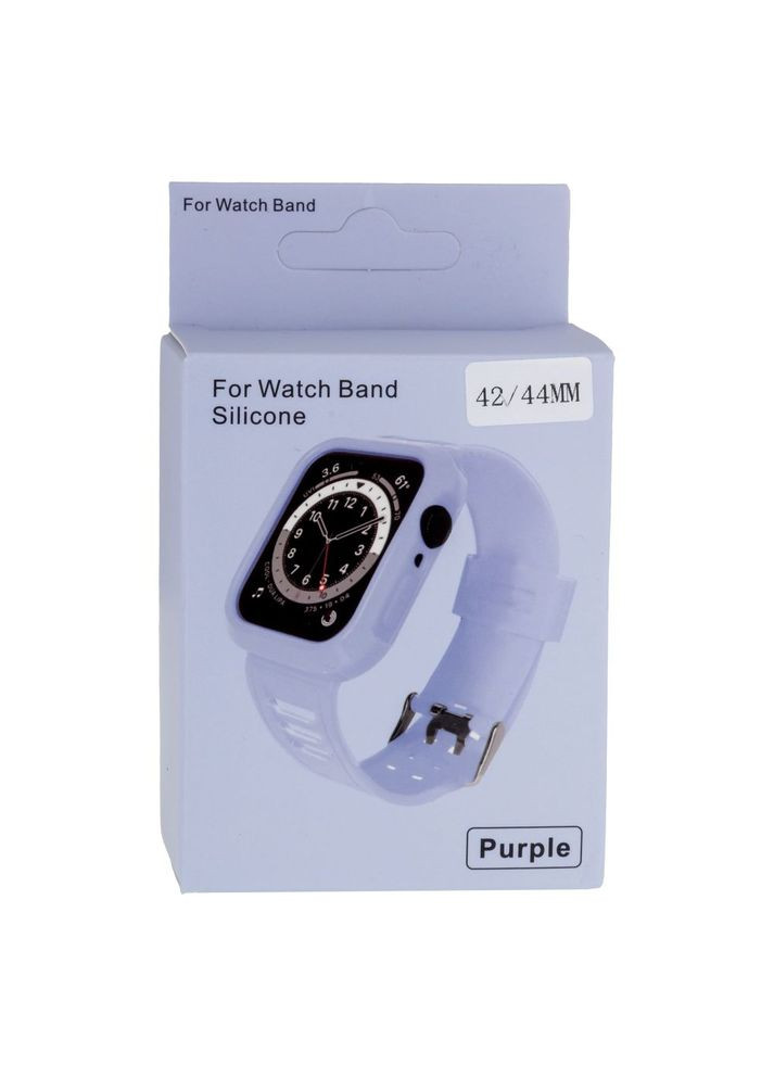 Ремінець для Watch Band Silicone Shine + Protect Case 44mm Колір Light Grey Apple watch series 3 42mm, watch series 3 42mm (340913454)