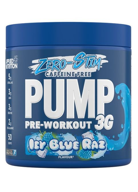 Pump 3g ZERO 375 g /25 servings/ Icy Blue Raz Applied Nutrition (331346408)