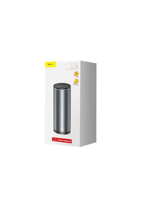 Автомобильный мусорный контейнер Trash Can(Bag1 roll/30)Dark gray (CRLJT-0G) Baseus Gentleman Style Vehicle-mounted (361347156)