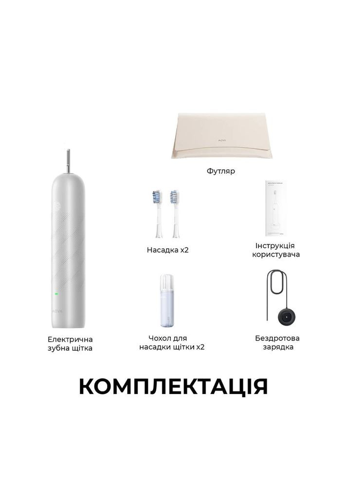 Електрична зубна щітка Fresh Pro Sliver (ATB15A-SIL) Mova (340064571)