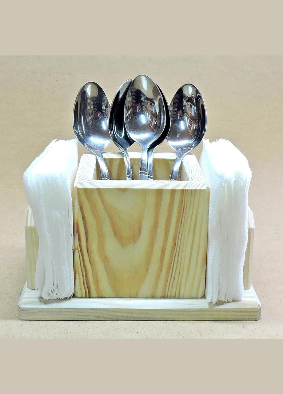 Подставка для столовых приборов из дерева Лодор бланже (ПСП-001301) No Brand (327425210)