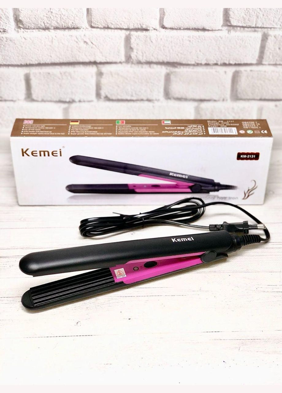 Утюжок-гофре для волос KM-2131 Kemei (333825186)