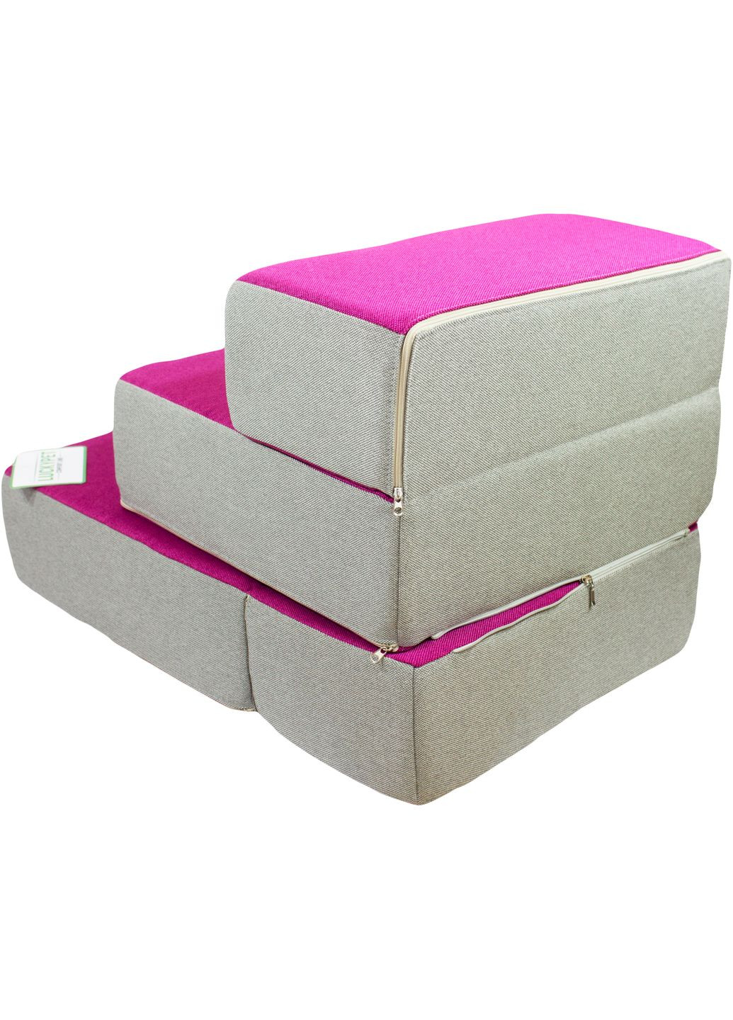 Сходинки-трансформер для собак малих порід Еверест 36х40х60 см Фуксія (4820224213972) Lucky Pet (319322702)