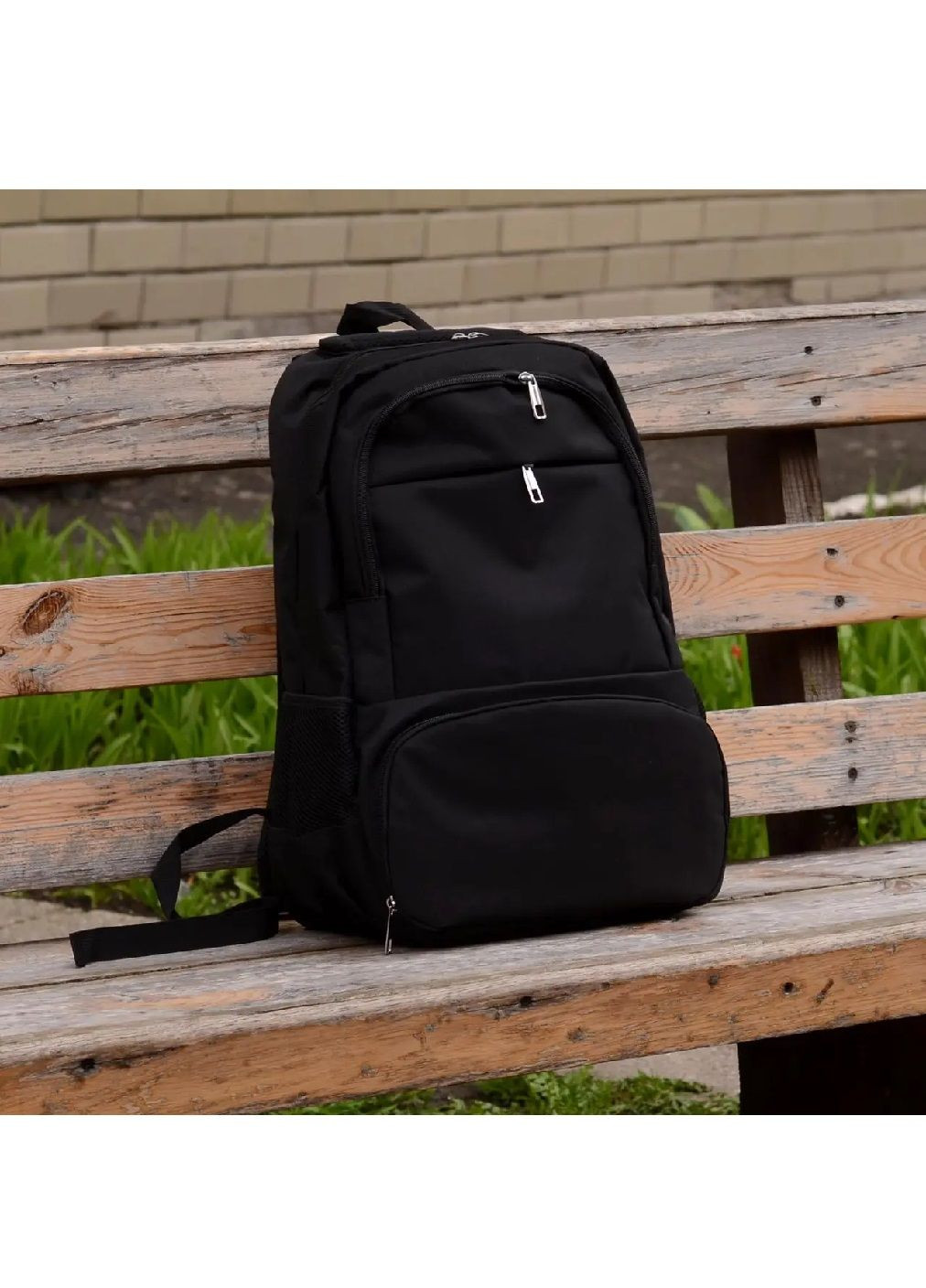 Рюкзак повсякденний на кожен день для подорожей з термовідділом кишенею холодильником 48х32х15 см (478021-Prob) Чорний Unbranded (301699338)