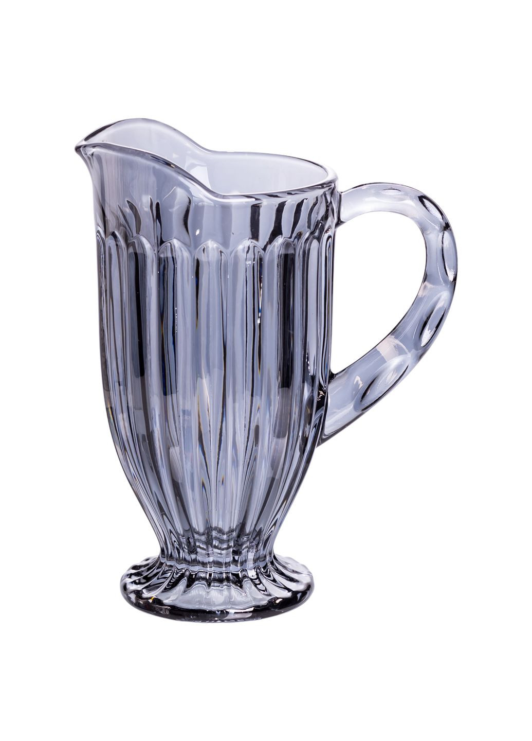 Набір для напоїв глечик та 6 склянок із товстого скла, сірий Yiwu (362355169)