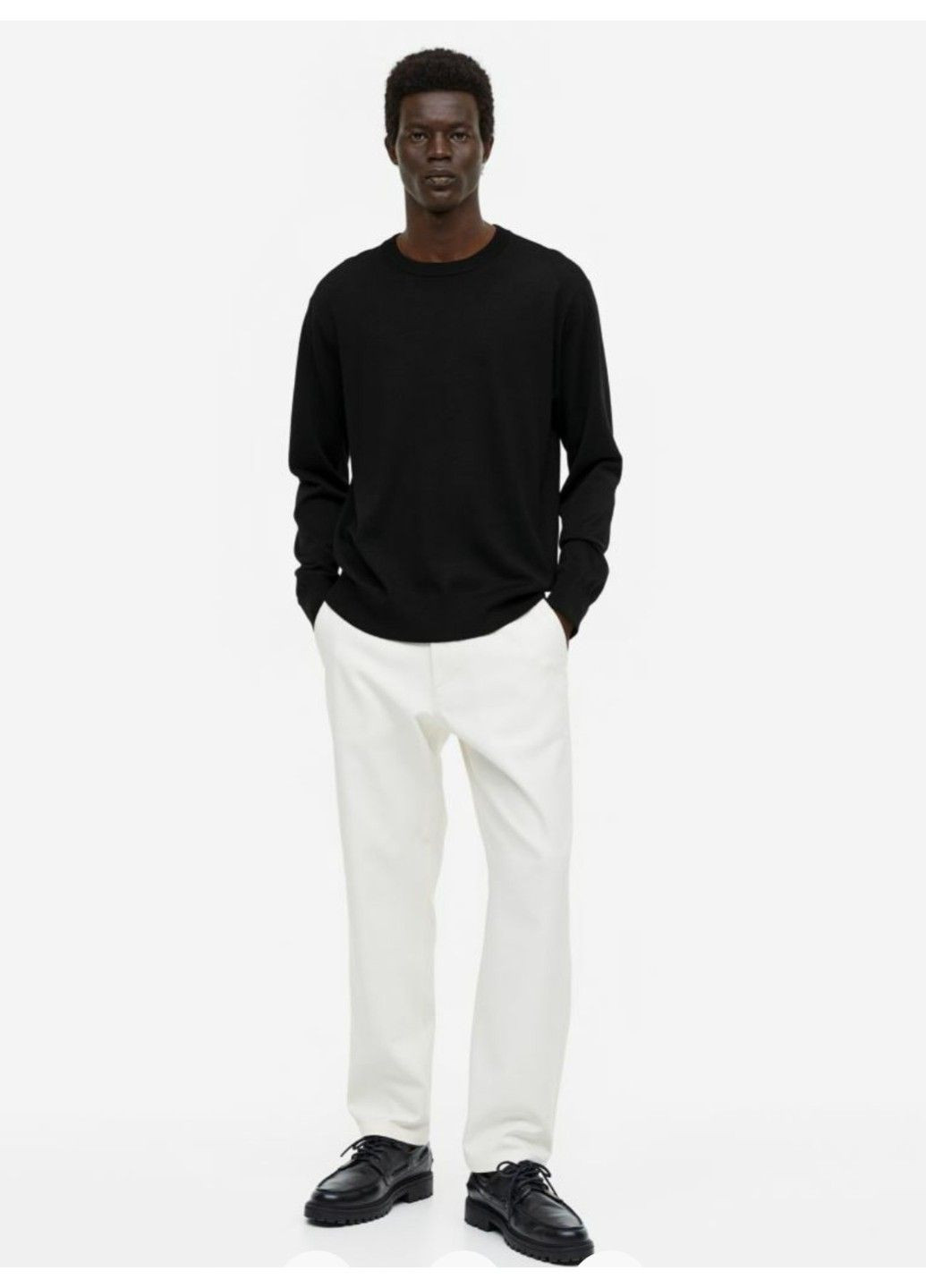 Черный демисезонный мужской свитшот essentials н&м (55583) xl черный H&M