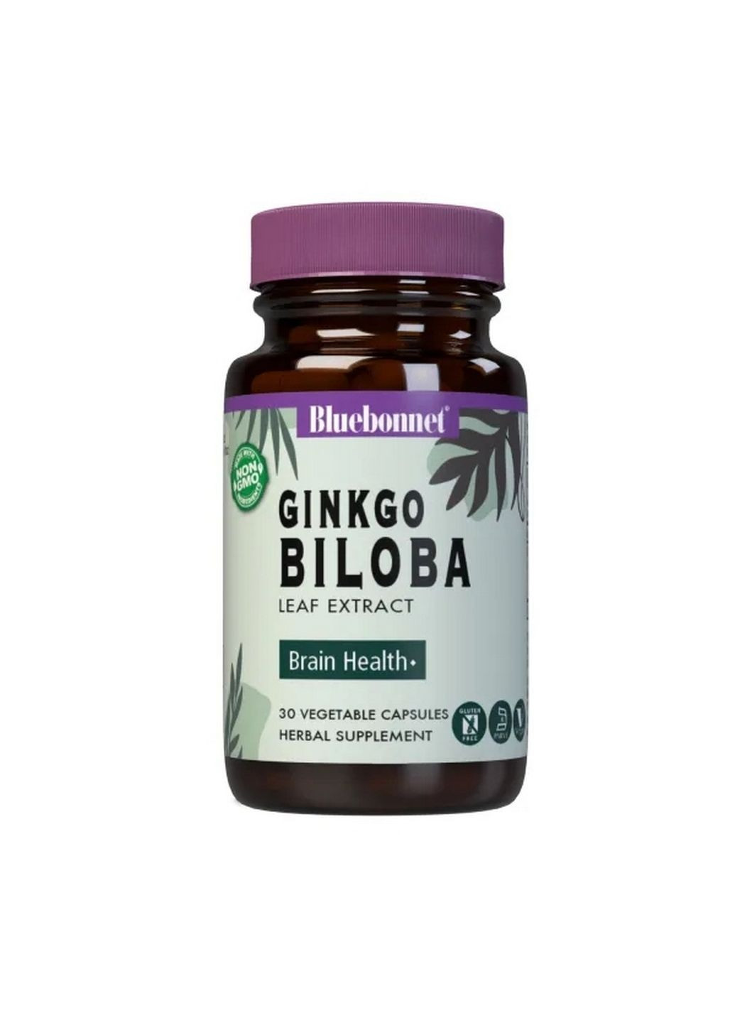 Натуральная добавка Ginkgo Biloba, 30 вегакапсул Bluebonnet Nutrition (293342063)