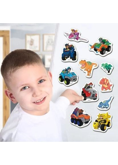 Набор магнитов Щенячий патруль. Диномиссия, 24 шт. () MAGDUM ML4034-05 (370269110)