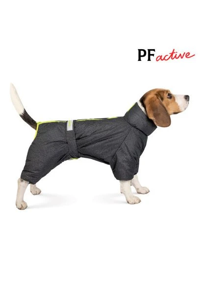 Комбінезон «Cold» для такс, розмір M, сірий (*) Pet Fashion (323153578)