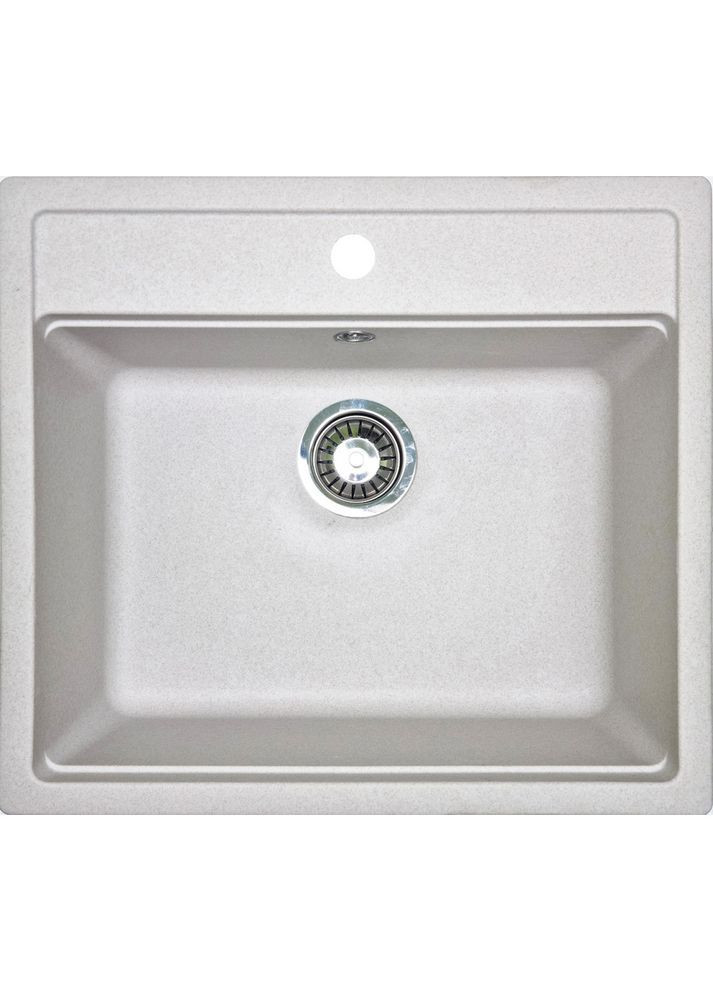 Кухонная мойка из искусственного камня/кварцевая 565х500x190мм, квадратная STEP Avena Бежевый (31010565500) Adamant (368157252)