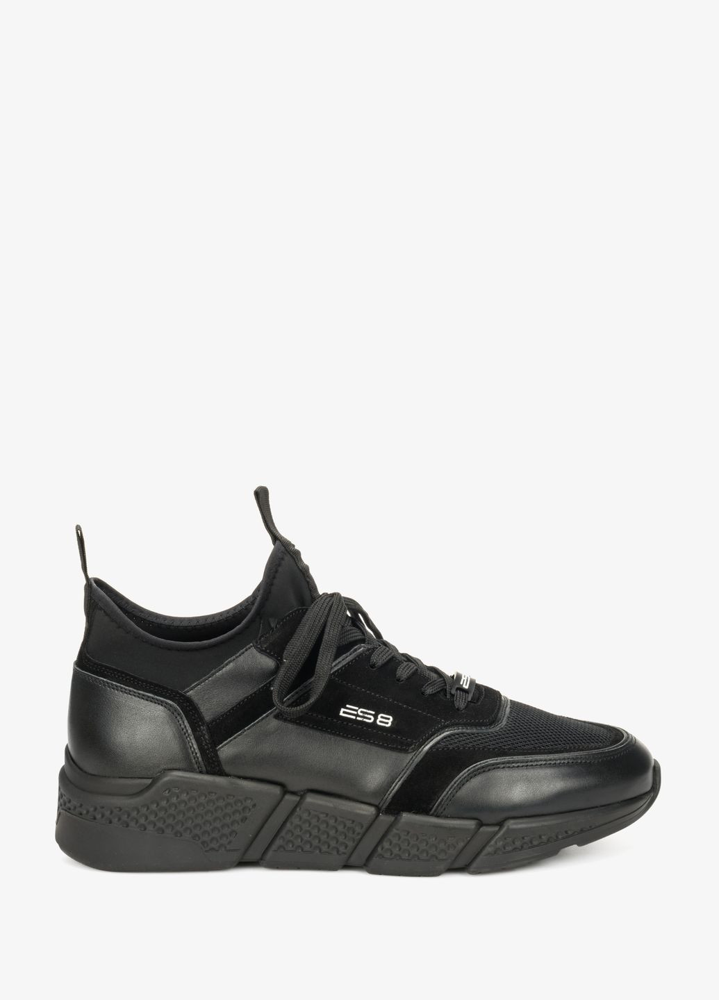 Черные демисезонные кроссовки, цвет черный ES8