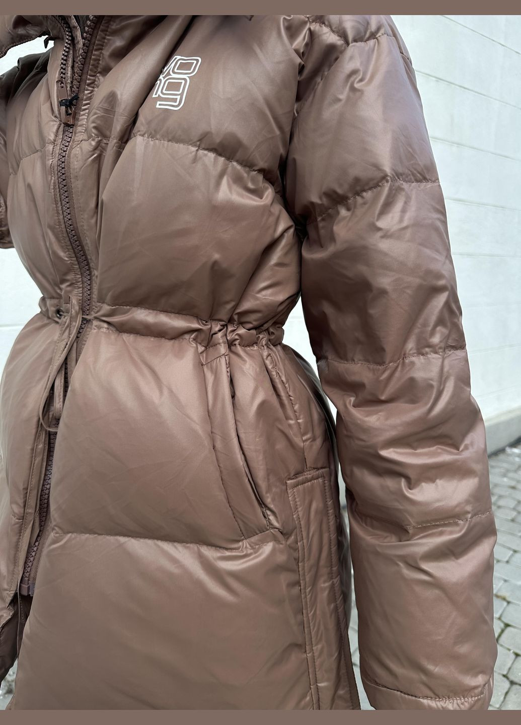 Коричневий зимній Пуховик 7 DEGREES