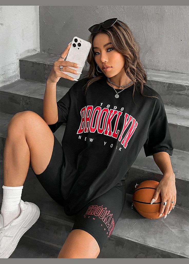 Чорна всесезон жіноча піжама комплект футболка велосипедки l зелений (2-260) New Style