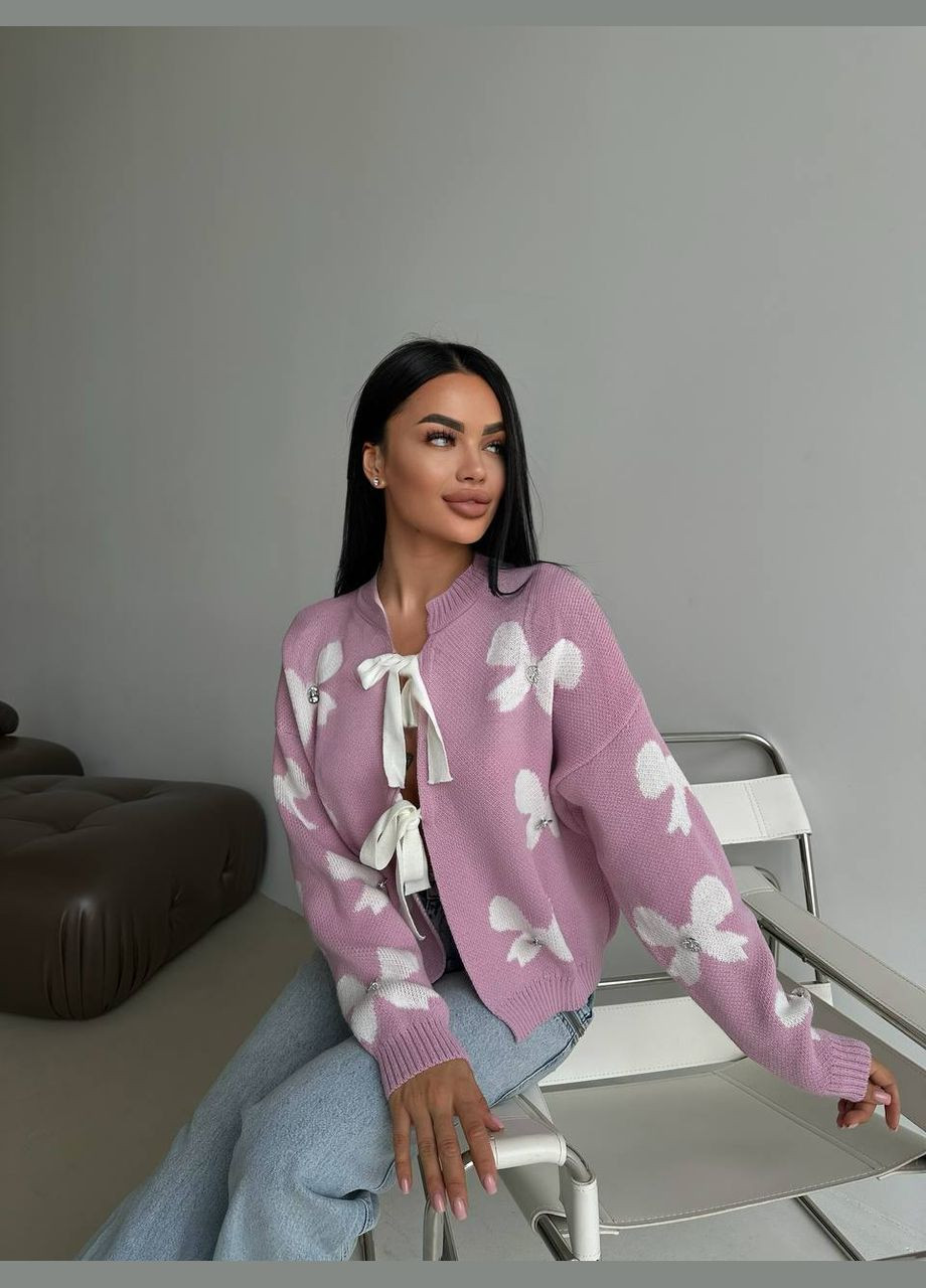 Розовый демисезонный кардиган Vakko