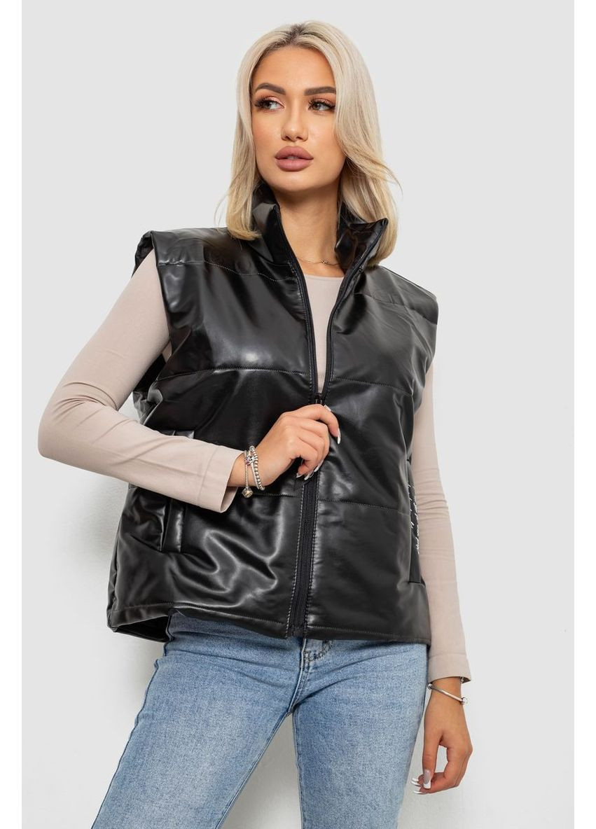 Жилет женский демисезонный экокожа Ager 257R98 (363853573)