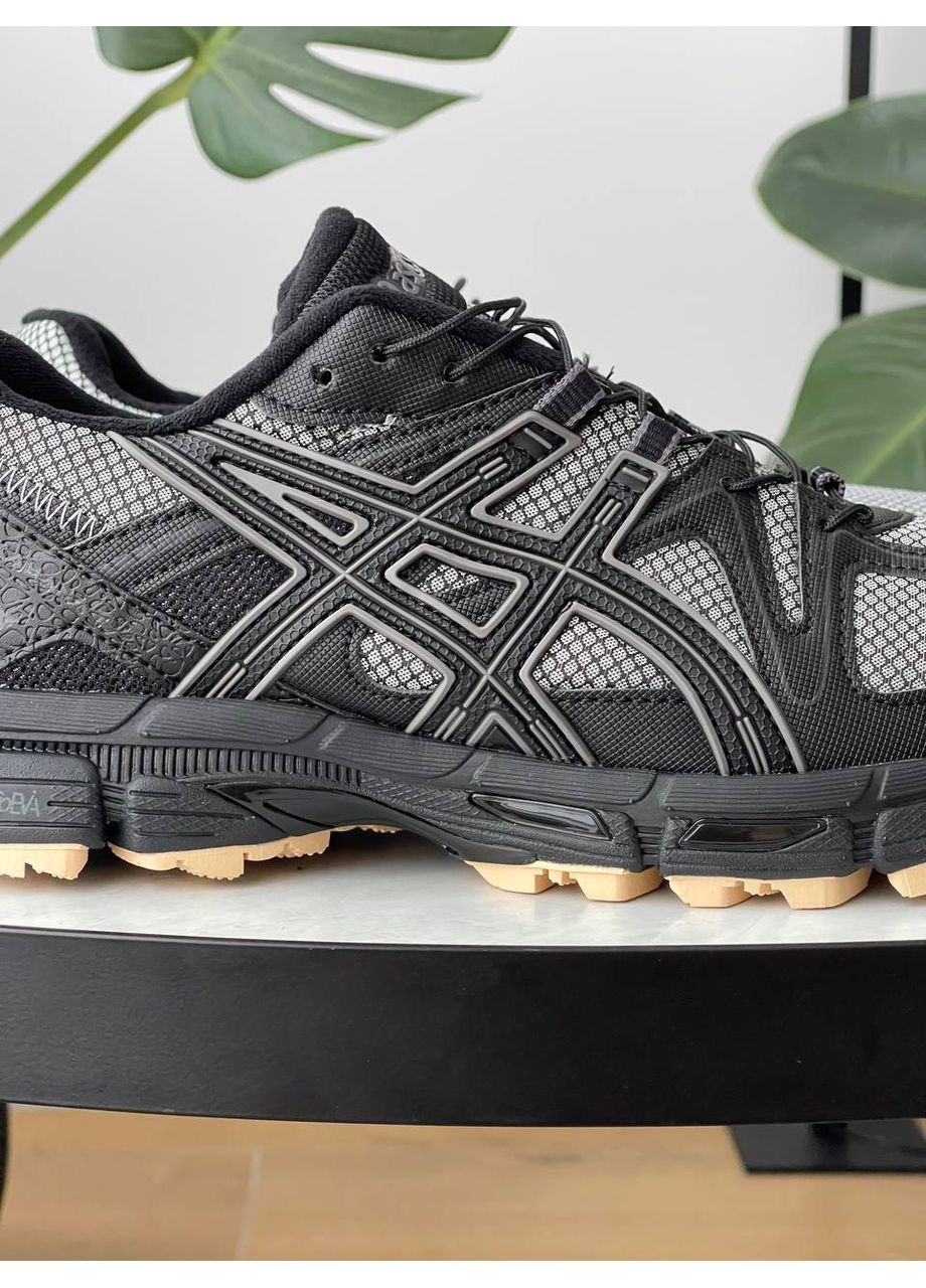Черные зимние кроссовки мужские asics gel-kahana 8 winter termo black gray gore-tex | асикс гель-кахана 8 черные серые термо No Brand