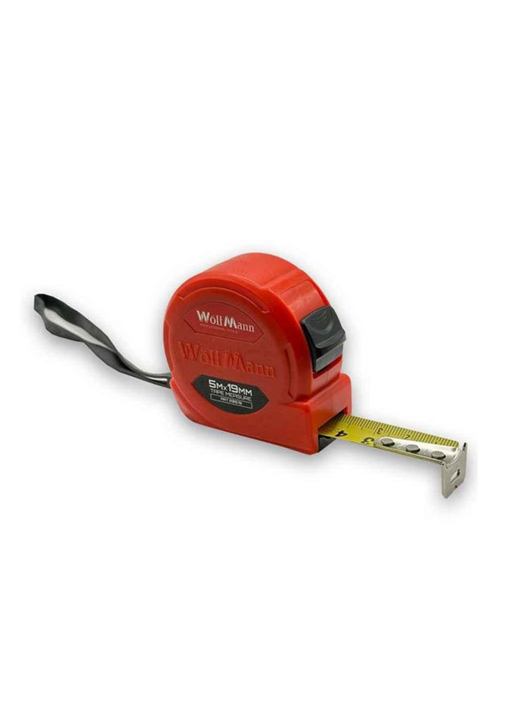 Рулетка пластиковий корпус L=5м 19мм ТМ WoffMann (304642843)