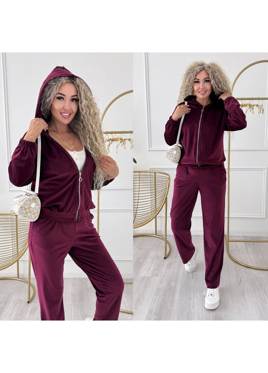 💎 Костюм-двійка з велюру — елегантний комфорт кожного дня 💎Ознайомтесь з розмірною сіткою GD/GL Модний простір (364967355)