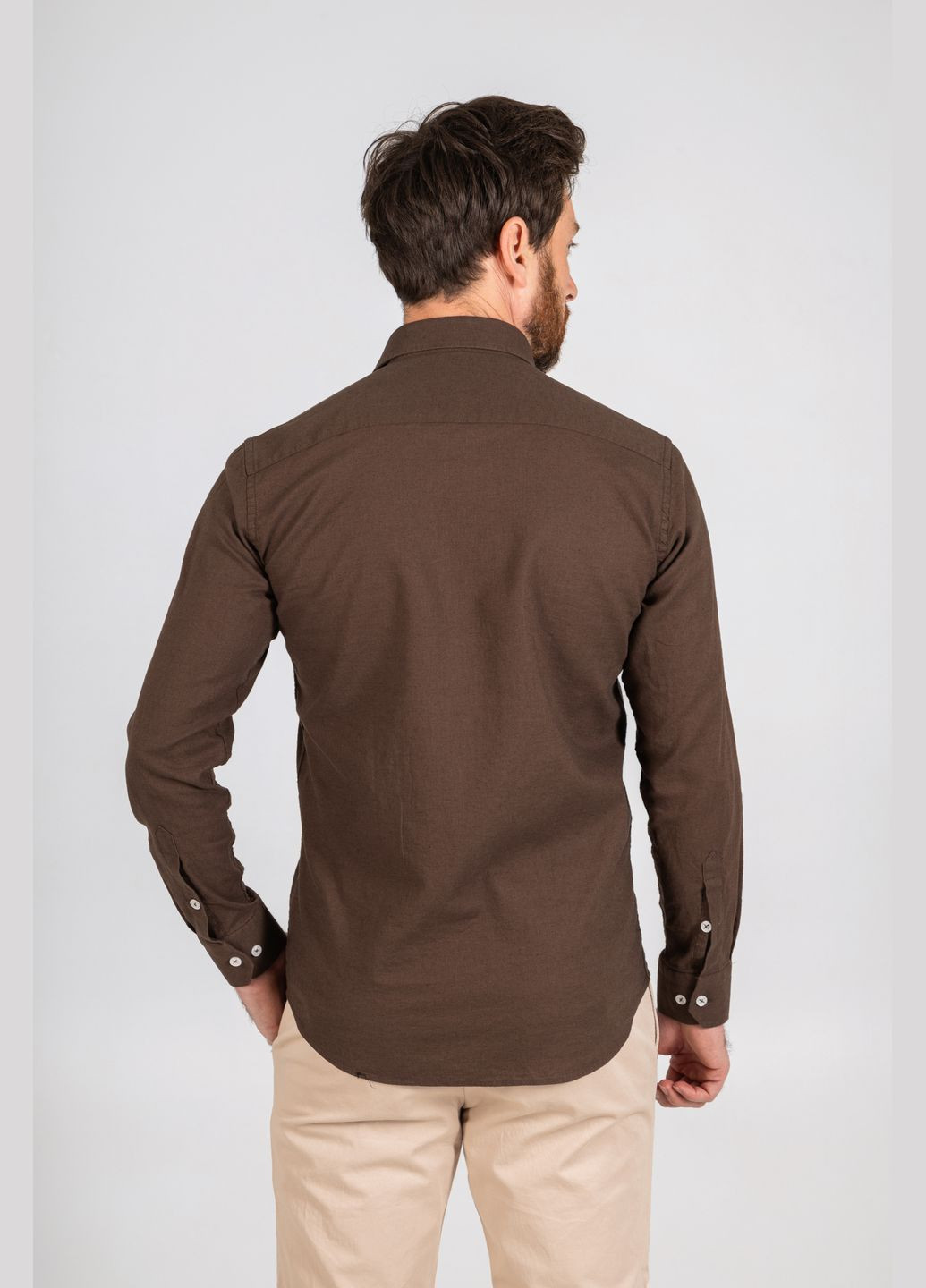 Коричневая рубашка NAVI