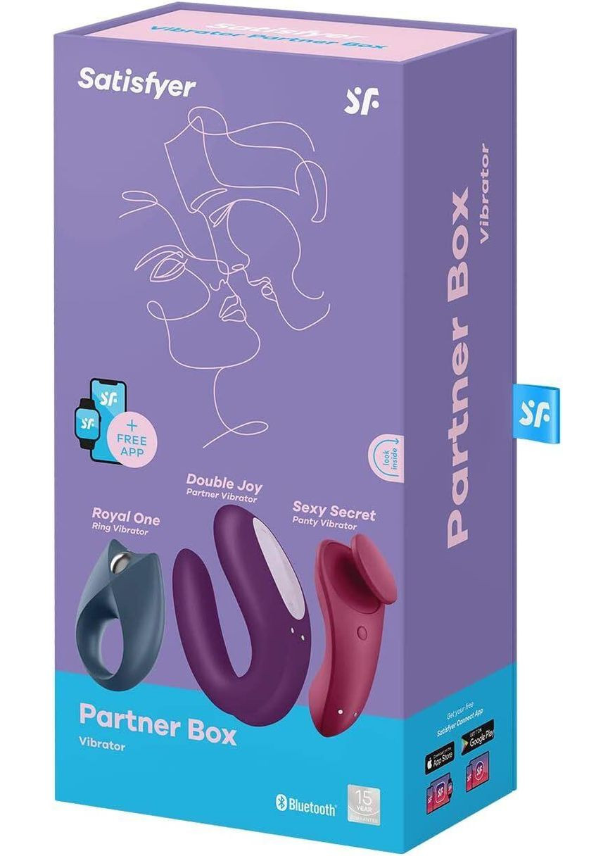 Набір Satisfyer Partner Box 3 (Double Joy, Sexy Secret + Royal One) No Brand (366878595)