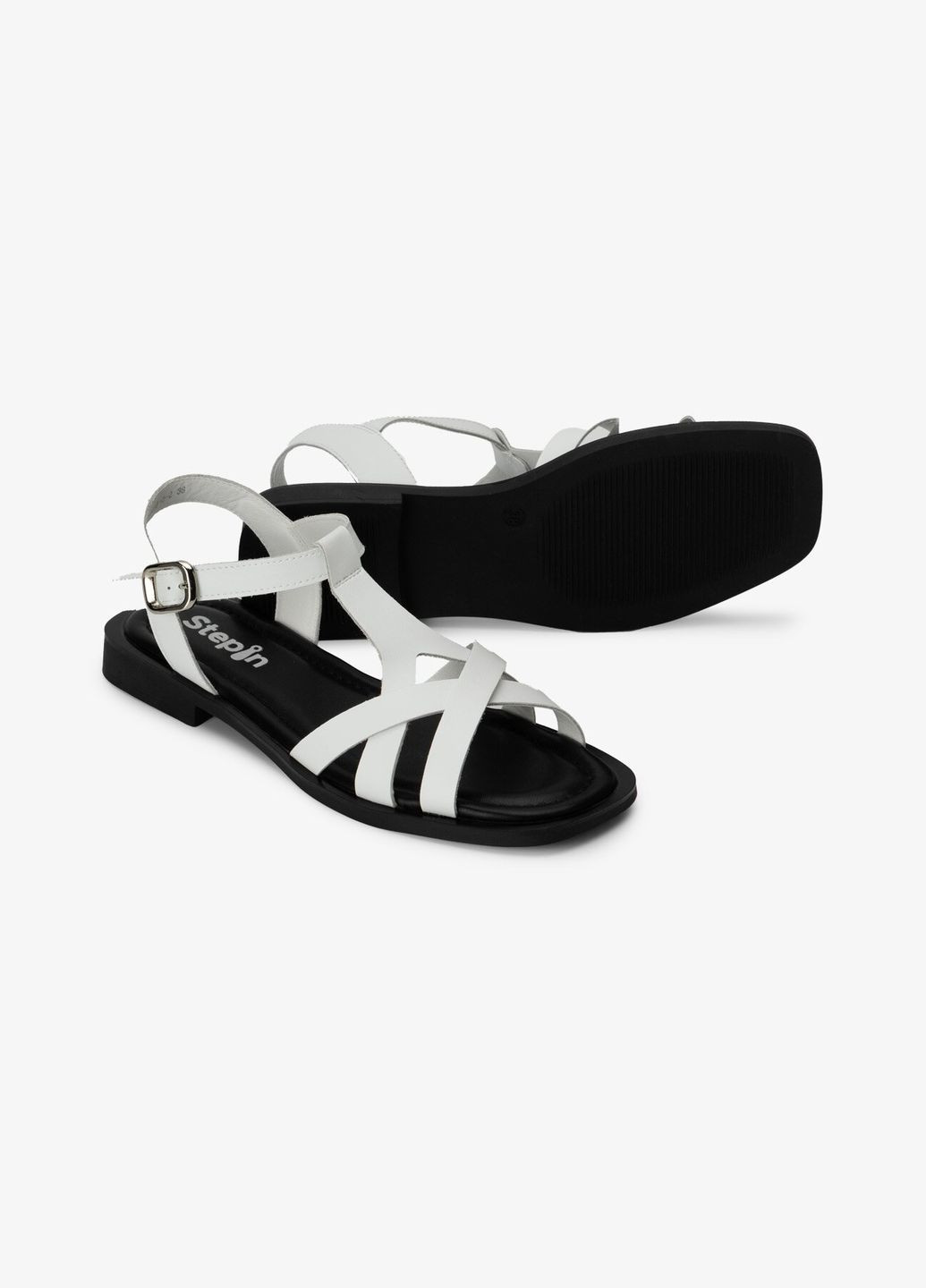 Белые босоножки женские e30093-3-2 белый shop (2000990972798) Stepln