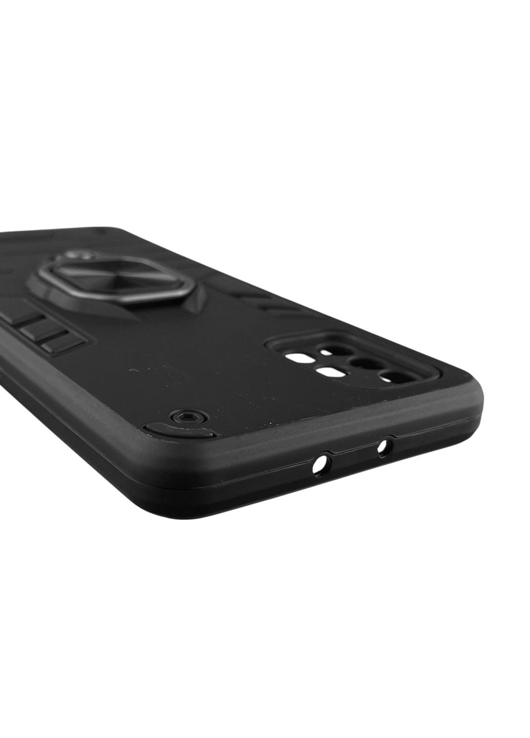 Чехол для телефона Galaxy A51 (SM-A515F) бронированный с кольцом-держателем на самсунг а51 чёрный Samsung (366234939)