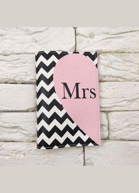 Обложка для паспорта Полусердце Mrs 4 No Brand (299387933)