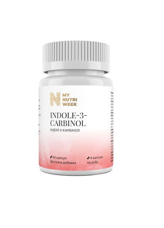 Индол-3-карбинол, Indole-3-Carbinol,, 60 капсул My Nutri Week (364312389)
