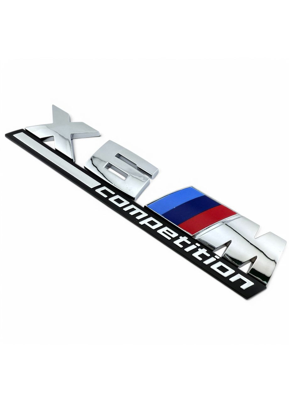 Эмблема BMW X6M Competition хром OEM (354698620)
