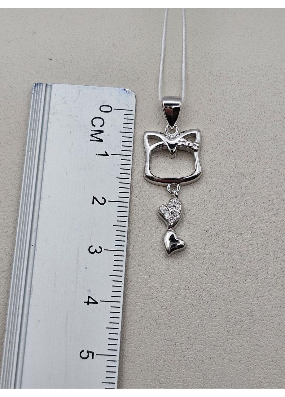 Серебряный кулон с кубическим цирконием 2,16 г No Brand (369736684)