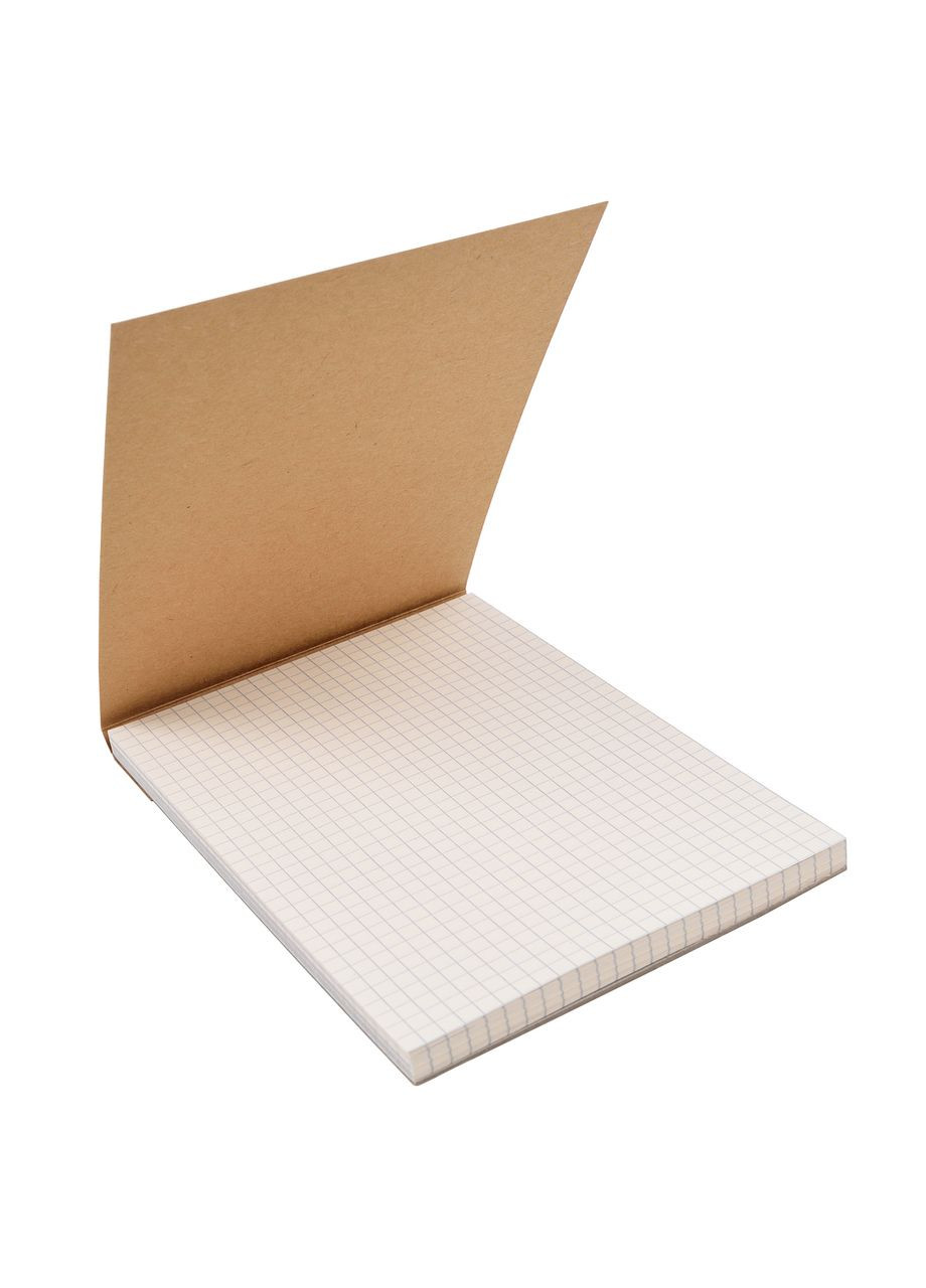 Блокнот A6 80арк. кліт. білила,крафт Flowers 152002/ / Yes (362460029)