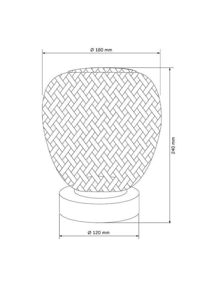 Настольная лампа 329202 Zanzibar E27 1x20W IP20 Бежевый (095422) Goldlux (361312295)
