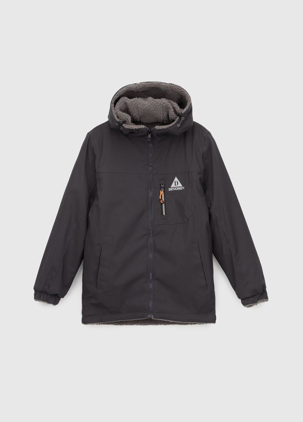 Серая демисезонная куртка для мальчика 23-29 134 см серый (2000990285072d) shop (2000990285072) No Brand