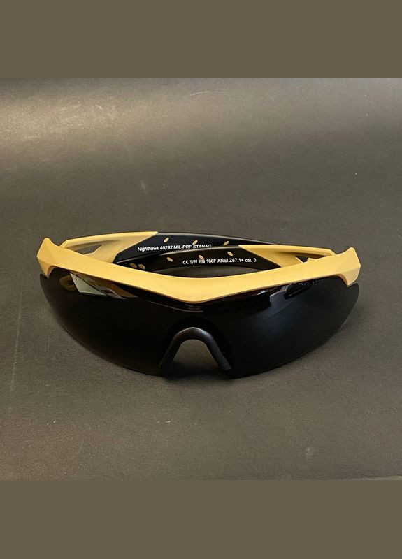Окуляри Балістичні SWISS EYE тактичні Із змінними лінзами TACT BRILLE SWISS EYE NIGHTHAWK COYOTE (15624635) 40292 Mil-Tec (292132352)