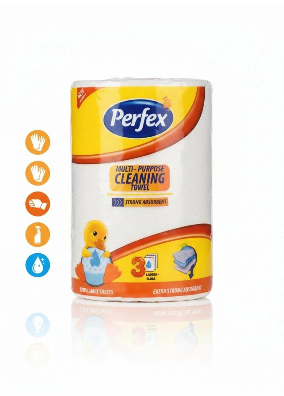 Бумажные полотенца универсальные Multi-Purpose Cleaning Towel 3-слойные 1 рулон Perfex (399745773)