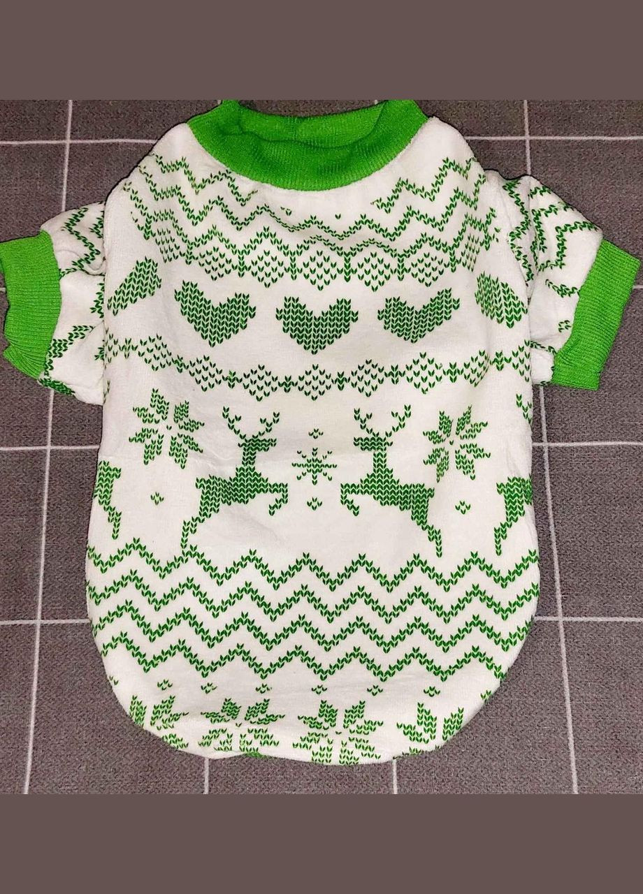 Світшот для котів Pet Style "візерунок" Зелена XS No Brand - (323236312)