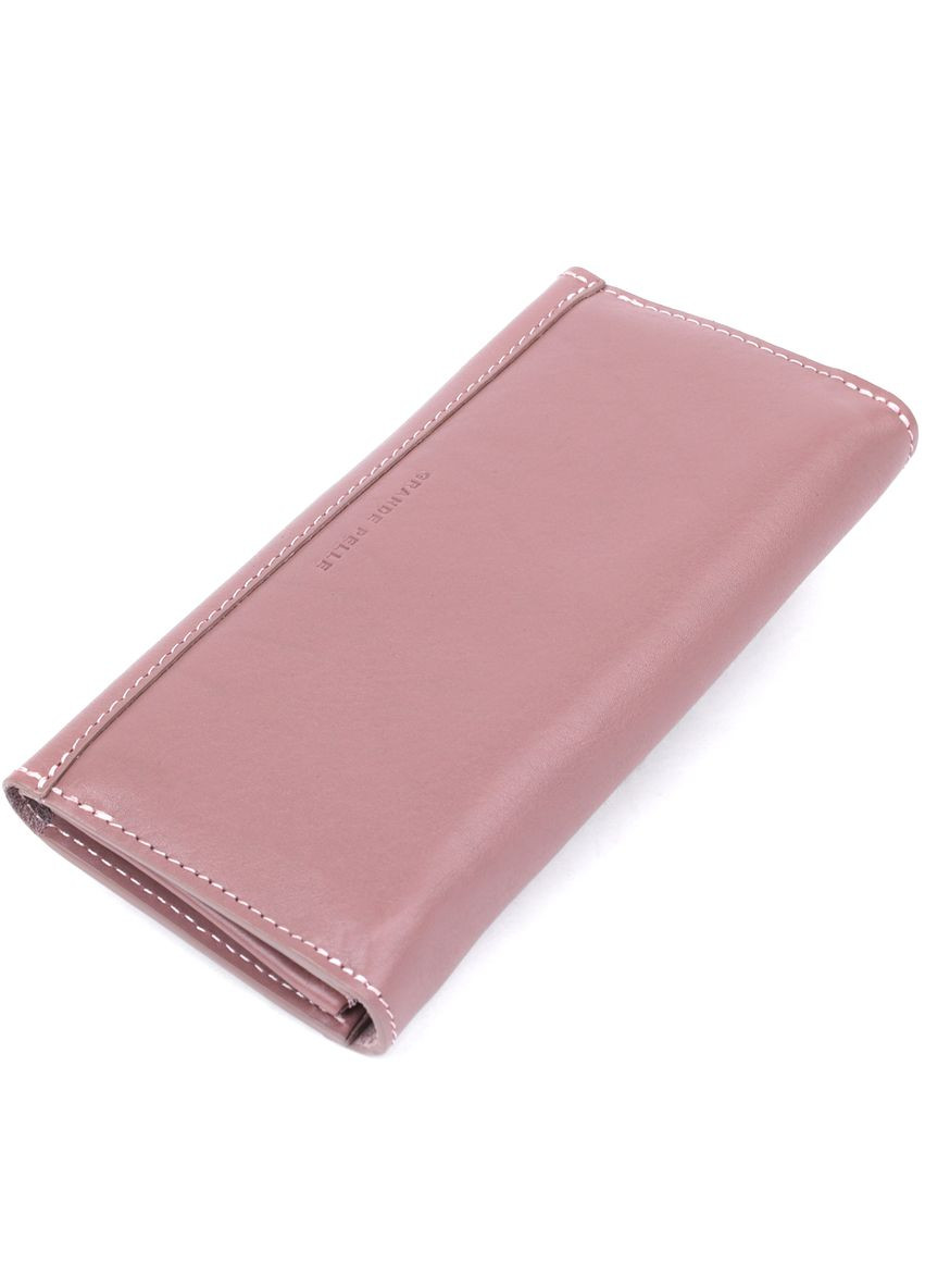 Чудовий шкіряний жіночий гаманець 11577 Grande Pelle (331908314)