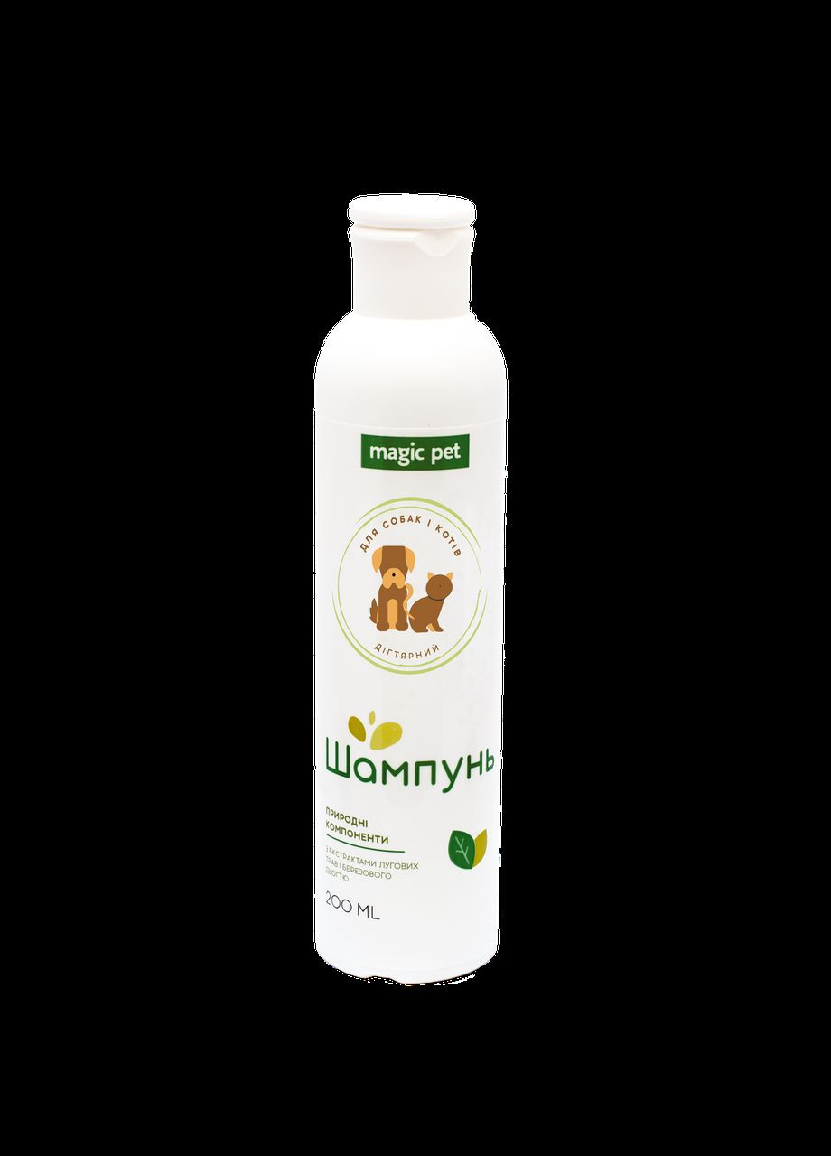 Шампунь MagicPet Дігтярний, з екстрактом березового дьогтю та лугових трав, лікувальний, для тварин, 9004, 200мл Magic Pet (304424247)