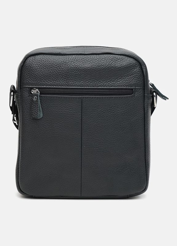 Сумка чоловіча шкіряна через плече K10187bl Чорний Keizer (302008229)