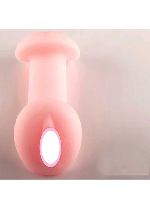 Двусторонний мастурбатор анус-вагина (підійде до секс ляльок) - Тілесний No Brand (368893313)